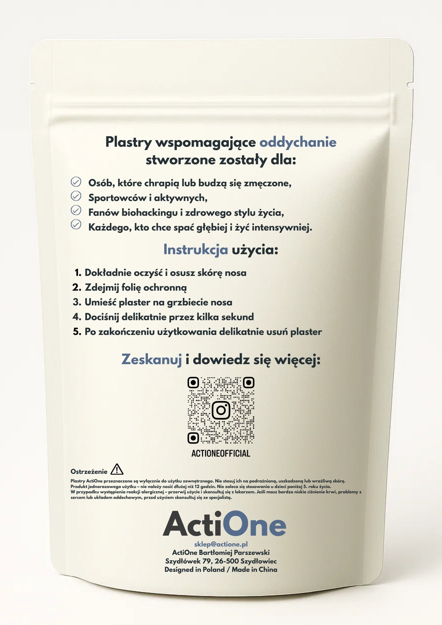 Plastry wspomagające oddychanie