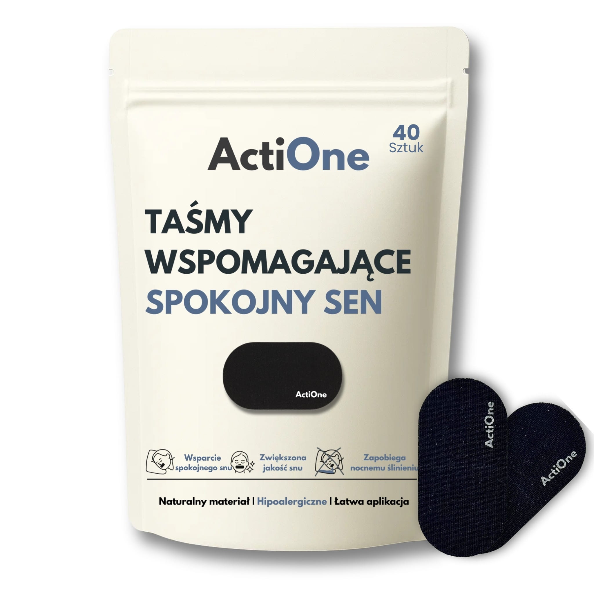 Taśmy wspomagające spokojny sen 40 szt.