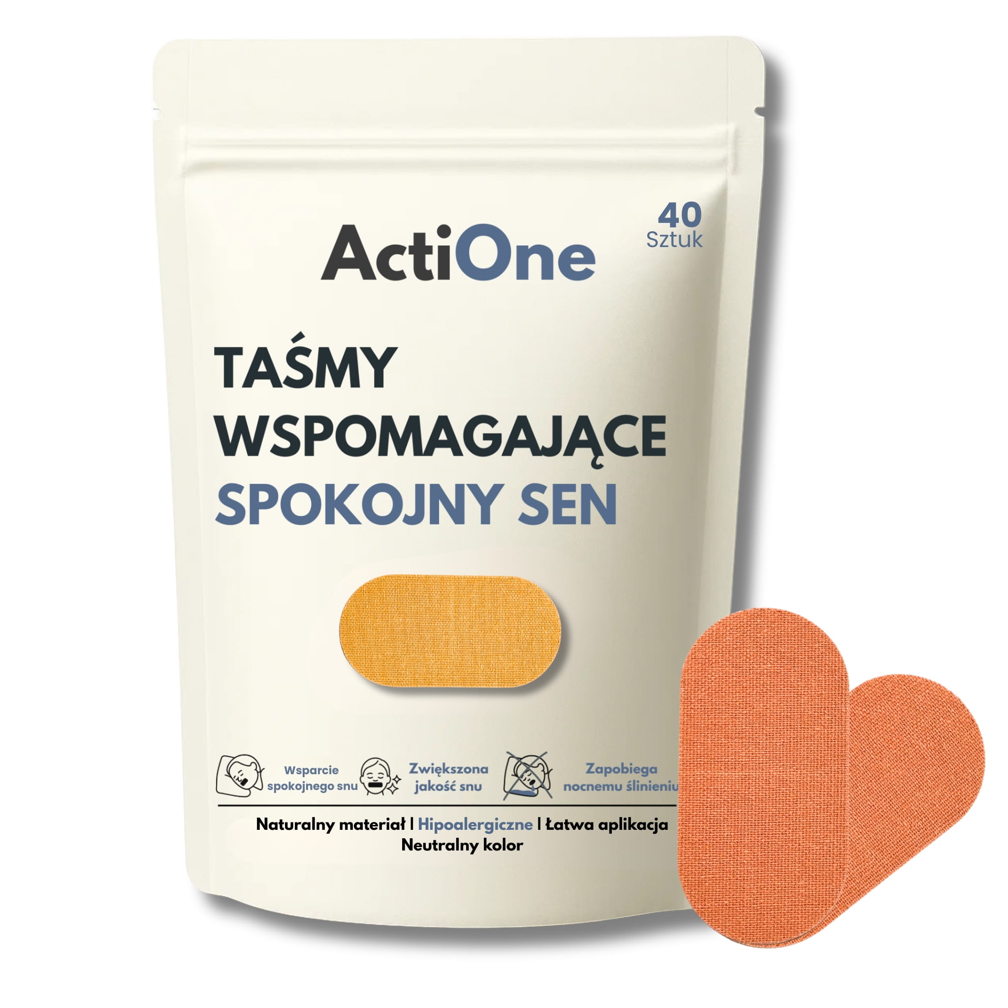 Taśmy wspomagające spokojny sen 40 szt.